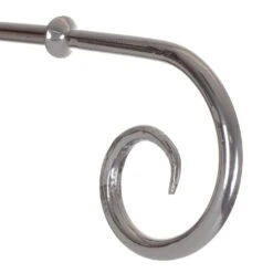 12mm Crook Finial In Mercury -CURTAINS accessories Sale 633me 2
