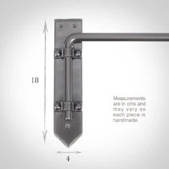 12mm Button Dormer Rod In Mercury -CURTAINS accessories Sale 636aame 13