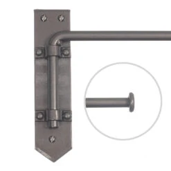 12mm Button Dormer Rod In Polished -CURTAINS accessories Sale 636aapo 20