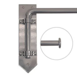 16mm Button Dormer Rod In Mercury -CURTAINS accessories Sale 636ame 20