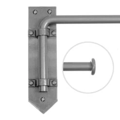 16mm Button Dormer Rod In Polished -CURTAINS accessories Sale 636apo 20