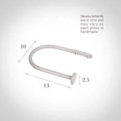 Small Button Holdback In Clay -CURTAINS accessories Sale 637aacl 13