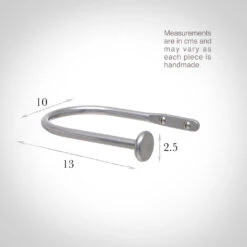 Small Button Holdback In Mercury -CURTAINS accessories Sale 637aame 13