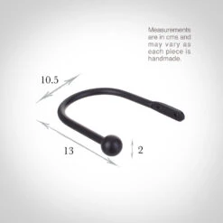 Small Cannonball Holdback In Matt Black -CURTAINS accessories Sale 637bbmb 13