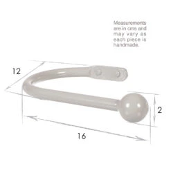 Large Cannonball Holdback In Clay -CURTAINS accessories Sale 637bcl 13