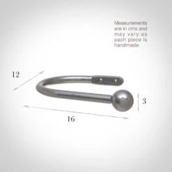 Large Cannonball Holdback In Mercury 5 Large Cannonball Holdback In Mercury -CURTAINS accessories Sale 637bme 13