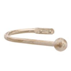 Large Cannonball Holdback In Old Ivory