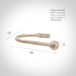 Large Cannonball Holdback In Old Ivory -CURTAINS accessories Sale 637boi 13