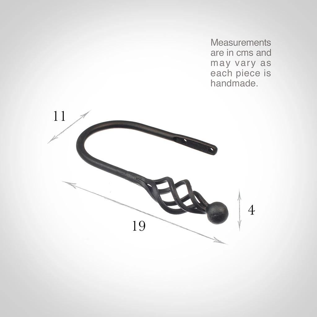Small Cage & Ball Holdback In Beeswax 3 Small Cage & Ball Holdback In Beeswax - Image 3