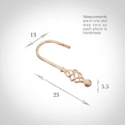 Large Cage & Ball Holdback In Old Ivory -CURTAINS accessories Sale 637coi 13