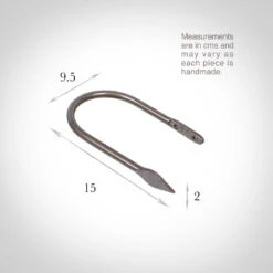 Small Spear Holdback In Polished -CURTAINS accessories Sale 637ddpo 13