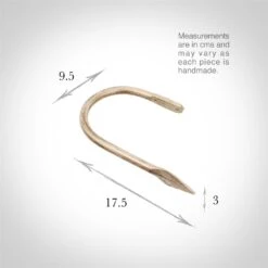 Large Spear Holdback In Old Ivory -CURTAINS accessories Sale 637doi 2