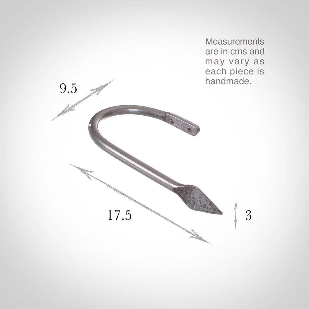 Large Spear Holdback In Polished 3 Large Spear Holdback In Polished - Image 3