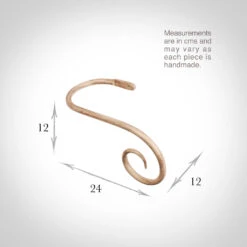 Large Crook Holdback (Right Side) In Old Ivory -CURTAINS accessories Sale 637goi 13