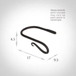 Small Shepherd's Crook Holdback (Right Side) In Beeswax 5 Small Shepherd's Crook Holdback (Right Side) In Beeswax -CURTAINS accessories Sale 637jjbw 13