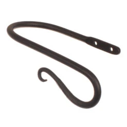 Small Shepherd's Crook Holdback (Right Side) In Matt Black