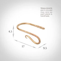 Small Shepherd's Crook Holdback (Right Side) In Old Ivory -CURTAINS accessories Sale 637jjoi 13