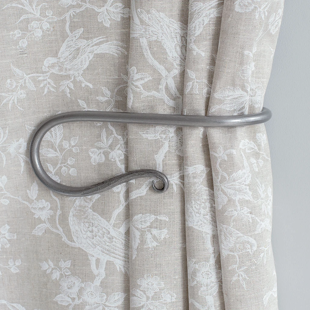 Large Shepherd's Crook Holdback (Left Side) In Polished 2 Large Shepherd's Crook Holdback (Left Side) In Polished - Image 2