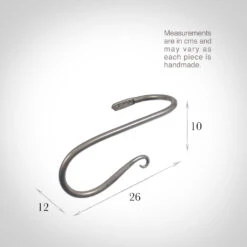 Large Shepherd's Crook Holdback (Left Side) In Polished 5 Large Shepherd's Crook Holdback (Left Side) In Polished -CURTAINS accessories Sale 637jlpo 13