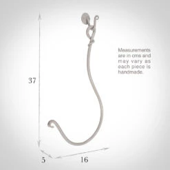 Large Swing Holdback (16cm Embrace) In Clay -CURTAINS accessories Sale 637kcl 13