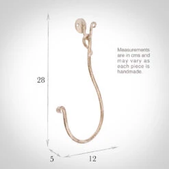 Small Swing Holdback (12cm Embrace) In Old Ivory 5 Small Swing Holdback (12cm Embrace) In Old Ivory -CURTAINS accessories Sale 637kkoi 13