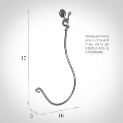 Large Swing Holdback (16cm Embrace) In Polished 5 Large Swing Holdback (16cm Embrace) In Polished -CURTAINS accessories Sale 637kpo 13