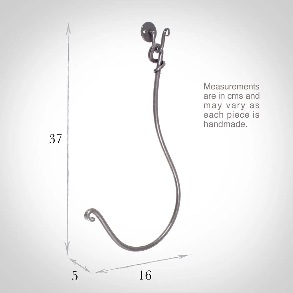 Large Swing Holdback (16cm Embrace) In Polished 3 Large Swing Holdback (16cm Embrace) In Polished - Image 3