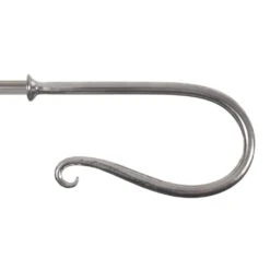12mm Shepherd's Crook Finial In Mercury