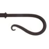 25mm Shepherd's Crook Finial In Matt Black