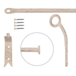 12mm Self-Closing Button Portiere In Old Ivory -CURTAINS accessories Sale 686aoi 20