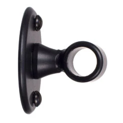 12mm Sleeve Bracket Finished In Matt Black -CURTAINS accessories Sale 686mb 20