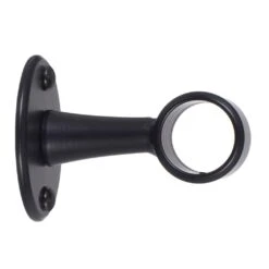 20mm Sleeve Bracket In Matt Black -CURTAINS accessories Sale 687mb 20
