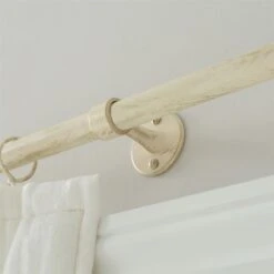 20mm Sleeve Bracket In Old Ivory -CURTAINS accessories Sale 687oi 12