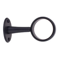 38mm Sleeve Bracket In Matt Black -CURTAINS accessories Sale 689mb 20