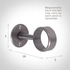 38mm Sleeve Bracket In Polished -CURTAINS accessories Sale 689po 13