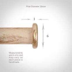 38mm Button Finial In Old Ivory 7 38mm Button Finial In Old Ivory -CURTAINS accessories Sale 693oi 3