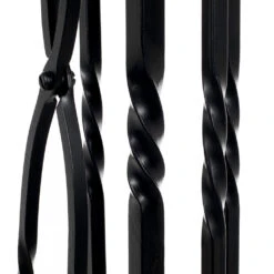 Suffolk Companion Set In Matt Black -CURTAINS accessories Sale 700mb 21