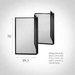 Oxford Hinged Fireguard In Matt Black -CURTAINS accessories Sale 7025mb 13