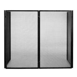 Oxford Hinged Fireguard In Matt Black -CURTAINS accessories Sale 7025mb 21