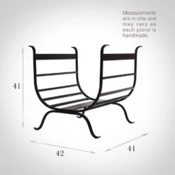 Chappel Log Basket In Matt Black 9 Chappel Log Basket In Matt Black -CURTAINS accessories Sale 715mb 13