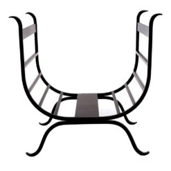 Chappel Log Basket In Matt Black 10 Chappel Log Basket In Matt Black -CURTAINS accessories Sale 715mb 20