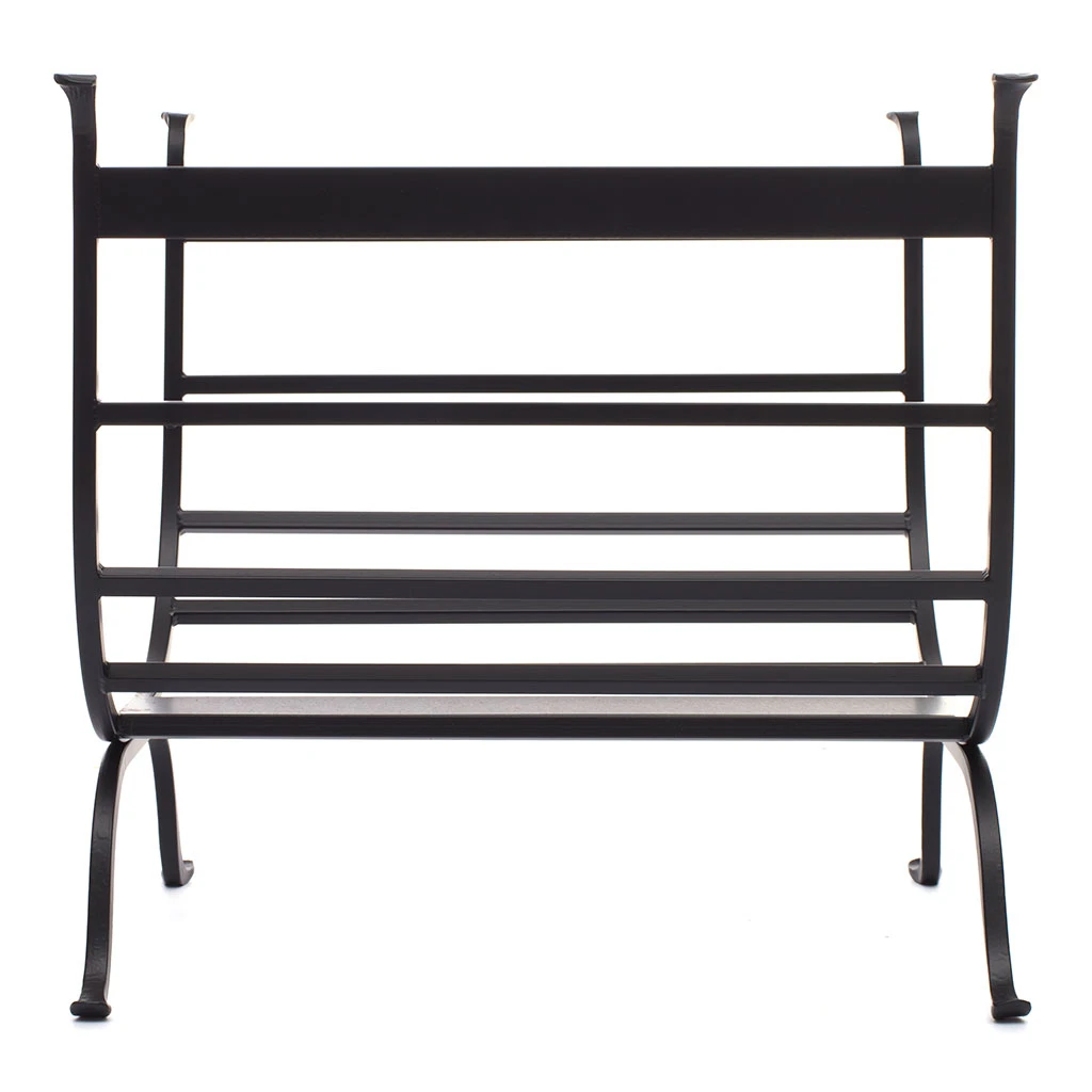 Chappel Log Basket In Matt Black 5 Chappel Log Basket In Matt Black - Image 5