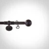 3m 16mm Cannonball Pole Pack In Matt Black