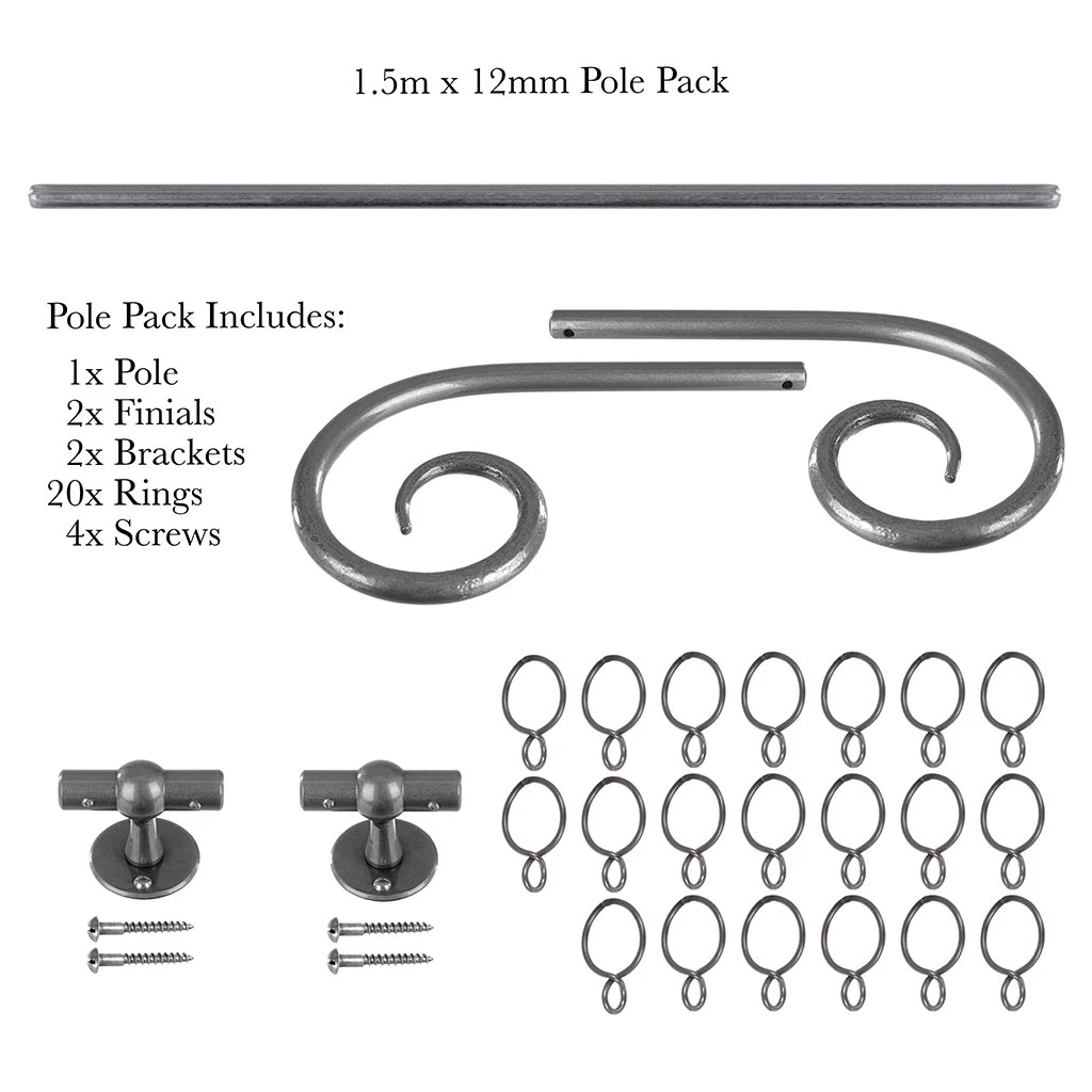 1.5m 12mm Crook Pack In Polished 4 1.5m 12mm Crook Pack In Polished - Image 4
