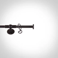 1m 12mm Button Pack In Matt Black