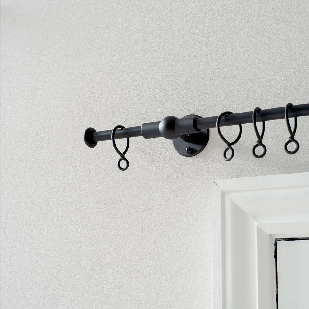 1m 12mm Button Pack In Matt Black 2 1m 12mm Button Pack In Matt Black - Image 2