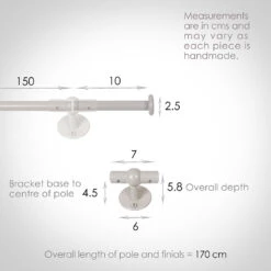 1.5m 12mm Button Pack In Clay -CURTAINS accessories Sale 835cl 13