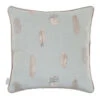 Cushion Cover In Duck Egg Featherdown Contrast Piping