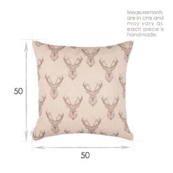 Cushion Cover In Natural Stag -CURTAINS accessories Sale SCSTNA 13