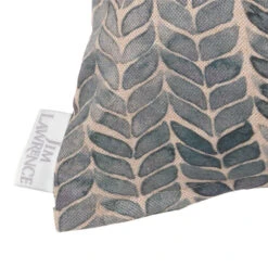 Cushion Cover In Indigo Watercolour Leaf -CURTAINS accessories Sale SCWLIN 20